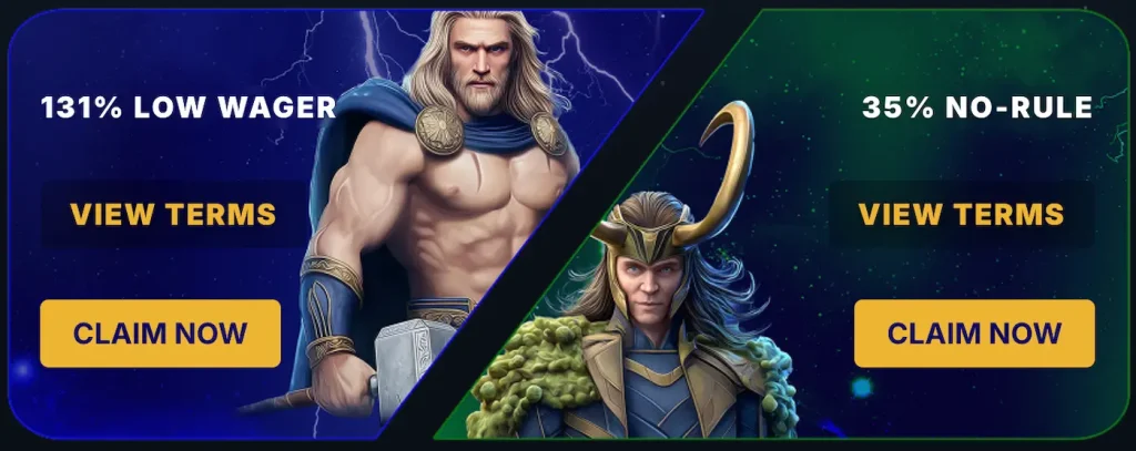 Asgard slots no deposit bonus.