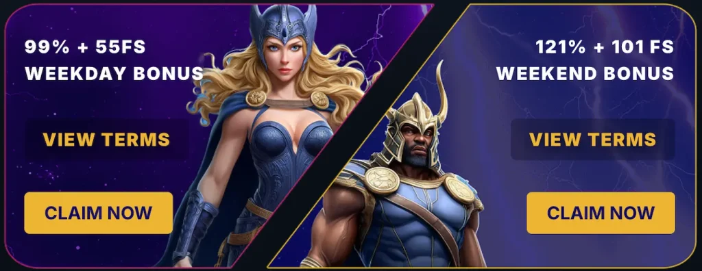 Asgard slots promo code.